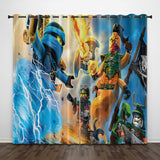 Load image into Gallery viewer, LEGO Ninjago Curtains Pattern Blackout Window Drapes