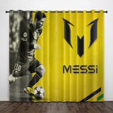 Load image into Gallery viewer, Lionel Messi Curtains Pattern Blackout Window Drapes