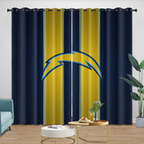 Charger l&#39;image dans la visionneuse de la galerie, Los Angeles Chargers Curtains Blackout Window Drapes Room Decoration