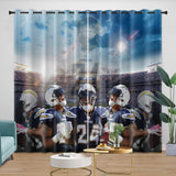 Charger l&#39;image dans la visionneuse de la galerie, Los Angeles Chargers Curtains Blackout Window Drapes Room Decoration