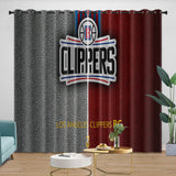 Carica l&#39;immagine nel visualizzatore Galleria, Los Angeles Clippers Curtains Blackout Window Drapes Room Decoration