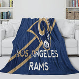 Laden Sie das Bild in den Galerie-Viewer, Los Angles Rams Blanket Flannel Fleece Throw Room Decoration