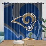 Carica l&#39;immagine nel visualizzatore Galleria, Los Angles Rams Curtains Blackout Window Drapes Room Decoration