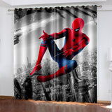 Laden Sie das Bild in den Galerie-Viewer, SpiderMan Curtains Blackout Window Drapes