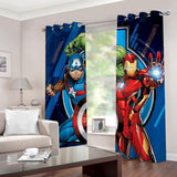 Load image into Gallery viewer, Avengers Curtains Pattern Blackout Window Drapes Room Decoration