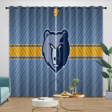 Load image into Gallery viewer, Memphis Grizzlies Curtains Blackout Window Drapes Room Decoration