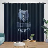 Load image into Gallery viewer, Memphis Grizzlies Curtains Blackout Window Drapes Room Decoration