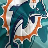 Laden Sie das Bild in den Galerie-Viewer, Miami Dolphins Bedding Set Duvet Cover Without Filler