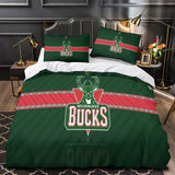 Carica l&#39;immagine nel visualizzatore Galleria, Milwaukee Bucks Bedding Set Duvet Cover Without Filler