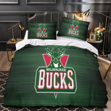 Carica l&#39;immagine nel visualizzatore Galleria, Milwaukee Bucks Bedding Set Duvet Cover Without Filler