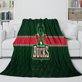 Laden Sie das Bild in den Galerie-Viewer, Milwaukee Bucks Blanket Flannel Fleece Throw Room Decoration