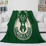 Laden Sie das Bild in den Galerie-Viewer, Milwaukee Bucks Blanket Flannel Fleece Throw Room Decoration