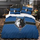 Load image into Gallery viewer, Minnesota Timberwolves Bedding Set Duvet Cover Without Filler