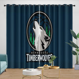 Laden Sie das Bild in den Galerie-Viewer, Minnesota Timberwolves Curtains Blackout Window Drapes Room Decoration