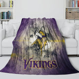 Laden Sie das Bild in den Galerie-Viewer, Minnesota Vikings Blanket Flannel Fleece Throw Room Decoration