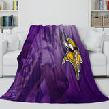 Laden Sie das Bild in den Galerie-Viewer, Minnesota Vikings Blanket Flannel Fleece Throw Room Decoration