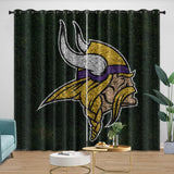 Charger l&#39;image dans la visionneuse de la galerie, Minnesota Vikings Curtains Blackout Window Drapes Room Decoration