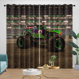 Charger l&#39;image dans la visionneuse de la galerie, Monster Jam Steel Titans Truck Curtains Blackout Window Drapes