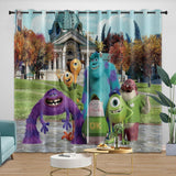 Laden Sie das Bild in den Galerie-Viewer, Monsters University Curtains Blackout Window Drapes Room Decoration