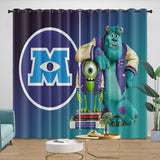 Laden Sie das Bild in den Galerie-Viewer, Monsters University Curtains Blackout Window Drapes Room Decoration