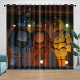 Load image into Gallery viewer, Movie Five Nights At Freddys Curtains Pattern Blackout Window Drapes