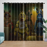 Load image into Gallery viewer, Movie Five Nights At Freddys Curtains Pattern Blackout Window Drapes