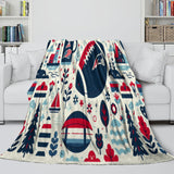 Charger l&#39;image dans la visionneuse de la galerie, New England Patriots Blanket Flannel Fleece Throw Room Decoration