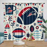 Load image into Gallery viewer, New England Patriots Curtains Blackout Window Drapes Room Decoration