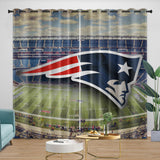 Load image into Gallery viewer, New England Patriots Curtains Blackout Window Drapes Room Decoration