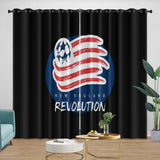 Laden Sie das Bild in den Galerie-Viewer, New England Revolution Curtains Blackout Window Drapes Room Decoration