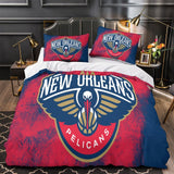 Load image into Gallery viewer, New Orleans Pelicans Bedding Set Duvet Cover Without Filler