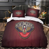 Charger l&#39;image dans la visionneuse de la galerie, New Orleans Pelicans Bedding Set Duvet Cover Without Filler