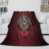 Laden Sie das Bild in den Galerie-Viewer, New Orleans Pelicans Blanket Flannel Fleece Throw Room Decoration