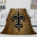 Carica l&#39;immagine nel visualizzatore Galleria, New Orleans Saints Blanket Flannel Fleece Throw Room Decoration