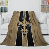 Carica l&#39;immagine nel visualizzatore Galleria, New Orleans Saints Blanket Flannel Fleece Throw Room Decoration