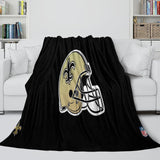 Carica l&#39;immagine nel visualizzatore Galleria, New Orleans Saints Blanket Flannel Fleece Throw Room Decoration