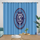 Charger l&#39;image dans la visionneuse de la galerie, New York City FC Curtains Blackout Window Drapes Room Decoration