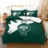 Charger l&#39;image dans la visionneuse de la galerie, New York Jets Bedding Set Duvet Cover Without Filler