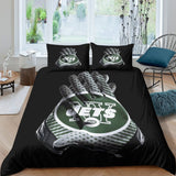 Charger l&#39;image dans la visionneuse de la galerie, New York Jets Bedding Set Duvet Cover Without Filler