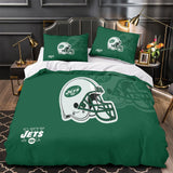 Charger l&#39;image dans la visionneuse de la galerie, New York Jets Bedding Set Duvet Cover Without Filler