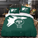 Charger l&#39;image dans la visionneuse de la galerie, New York Jets Bedding Set Duvet Cover Without Filler