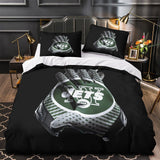 Charger l&#39;image dans la visionneuse de la galerie, New York Jets Bedding Set Duvet Cover Without Filler