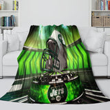 Charger l&#39;image dans la visionneuse de la galerie, New York Jets Blanket Flannel Fleece Throw Room Decoration