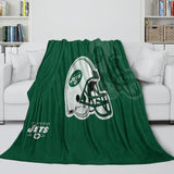 Charger l&#39;image dans la visionneuse de la galerie, New York Jets Blanket Flannel Fleece Throw Room Decoration