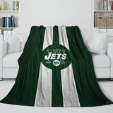 Charger l&#39;image dans la visionneuse de la galerie, New York Jets Blanket Flannel Fleece Throw Room Decoration