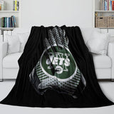 Charger l&#39;image dans la visionneuse de la galerie, New York Jets Blanket Flannel Fleece Throw Room Decoration