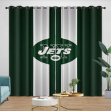 Load image into Gallery viewer, New York Jets Curtains Blackout Window Drapes Room Decoration