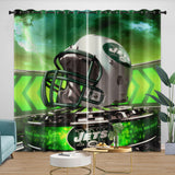 Load image into Gallery viewer, New York Jets Curtains Blackout Window Drapes Room Decoration