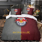 Carica l&#39;immagine nel visualizzatore Galleria, New York Red Bulls Bedding Set Duvet Cover Without Filler