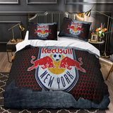 Carica l&#39;immagine nel visualizzatore Galleria, New York Red Bulls Bedding Set Duvet Cover Without Filler